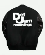 Def Jam Recording Black Varsity Jacket For Sale