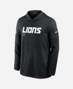 Detroit Lions Sideline Performance Hoodie T-Shirt