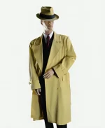 Dick Tracy Warren Beatty Yellow Wool Trench Coat