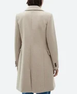 Doriane Pin F1 The Academy Beige Coat