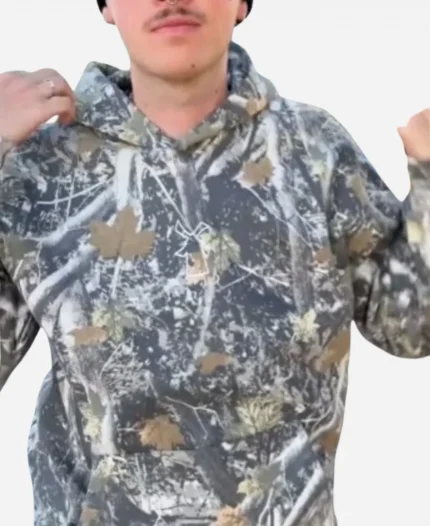 Dutch Bros Camo Pullover Hoodie For Unisex