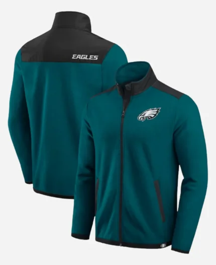 Eagles Color Block Polar Fleece Jacket