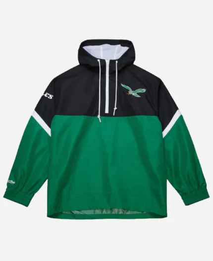 Eagles Tie Breaker Anorak Half-Zip Jacket