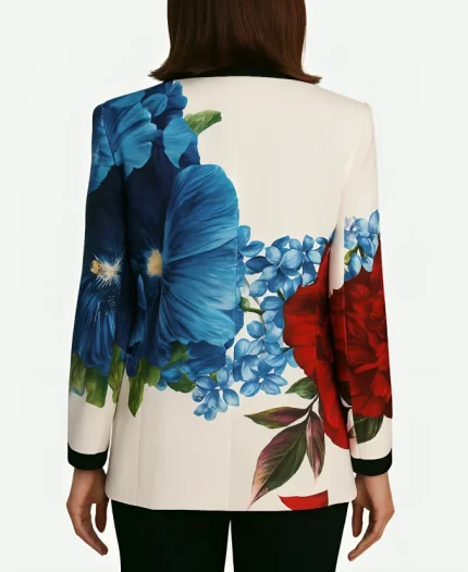 Elsbeth S02 Carrie Preston Floral Coat