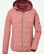 Emily TV-Series Pushers S01 Rosie Jones Pink Quilted Hooded Jacket
