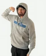 Eminem Detroit Lions Game Grey Pullover Hoodie For Unisex