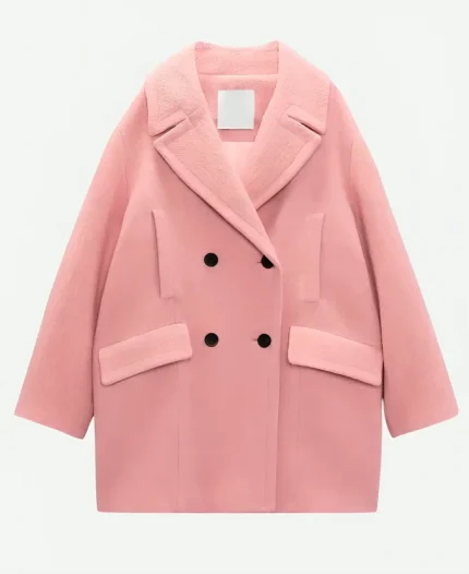 Emma Myers Pink Coat