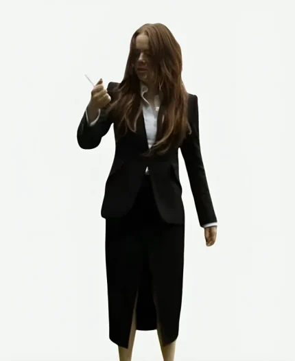 Emma Stone Bugonia 2025 Michelle Black Blazer
