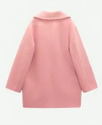Enid Sinclair Wednesday Pink Coat