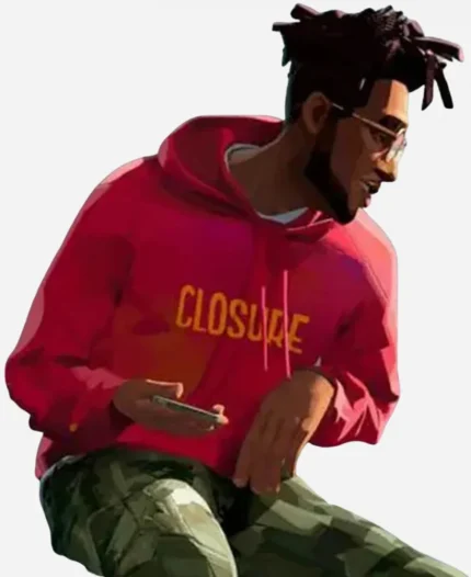 Entergalactic 2022 Kid Cudi Pink Hoodie