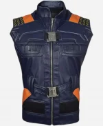 Erik Killmonger Black Panther Leather Costume Vest