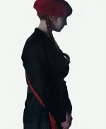 Evie Templeton TV Series Wednesday Season 2 Agnes DeMille High-Neck Black Cropped Jacket