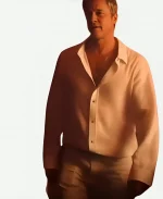 F1 The Movie 2025 Brad Pitt White Shirt