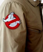 Ghostbusters Brown Cotton Jacket With Logo