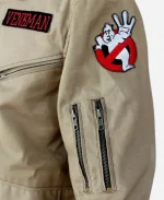 Ghostbusters Afterlife Logo Cotton Brown Jacket
