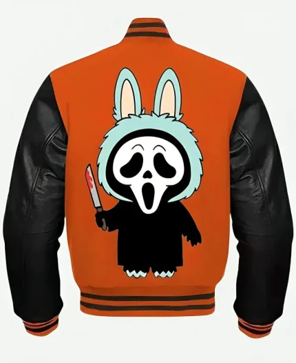 Ghostface x Labooboo Varisity Jacket For Halloween For Unisex