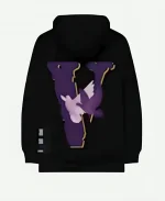 Good Intentions Vlone Black And White Pullover Hoodie For Sale