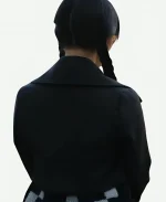 Goody Addams Tv Series Wednesday Jenna Ortega Black Cropped Jacket