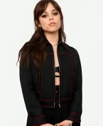 Goody Addams Wednesday Premiere Night Jenna Ortega Black Jacket