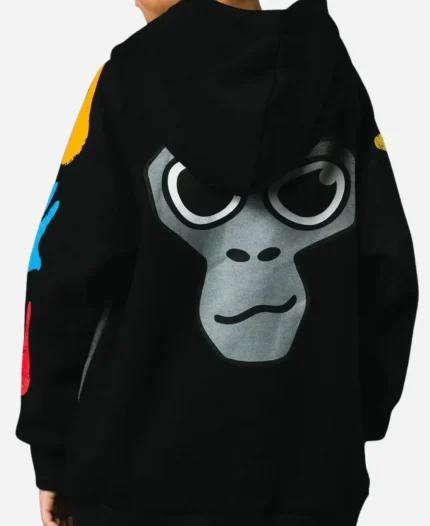 Gorilla Tag Black Pullover Hoodie For Unisex