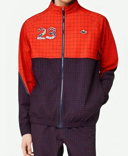 Grand Slam Title Lacoste Tennis X Novak Djokovic 23 Jacket