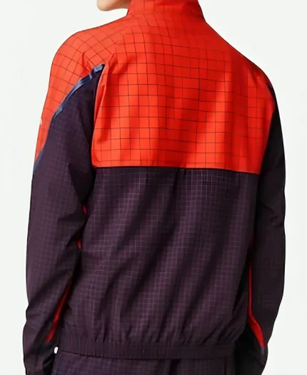 Grand Slam Title Novak Djokovic 23 Red Cotton Jacket For Men