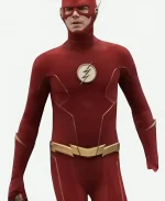 Grant Gustin Crisis on Infinite Earths Barry Allen Red Leather Jacket
