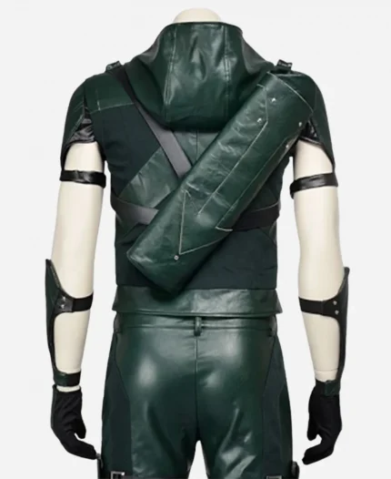 Green Arrow Season 4 Leather Jacket