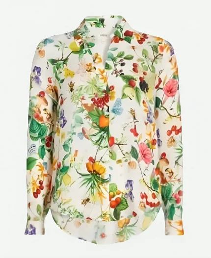 Grosse Pointe Garden Society Melissa Fumero Floral Shirt