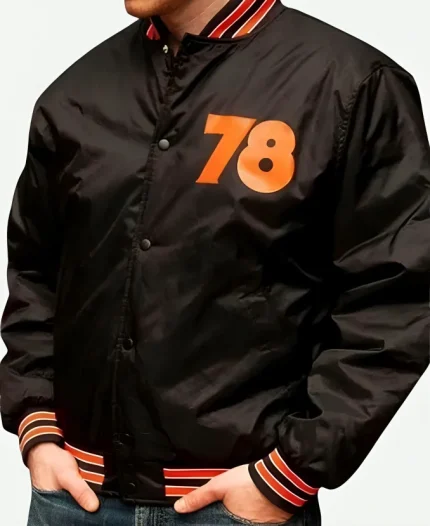 Halloween 78 Bomber Satin Jacket
