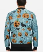 Halloween Pumpkins Blue Jacket