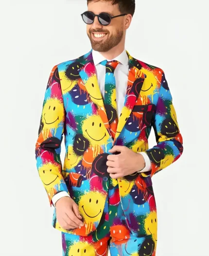 Halloween Smiley Drip Suit