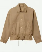 Helen Sullivans Crossing 2025 Kate Vernon Brown Cotton Jacket