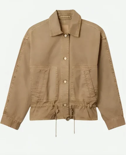 Helen Sullivans Crossing 2025 Kate Vernon Brown Cotton Jacket