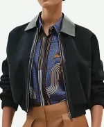 Hermès Leather Bomber Jacket For Unisex