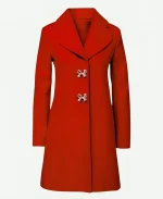 Holiday Touchdown A Chiefs Love Story Alana Higman Hunter King Red Wool Coat
