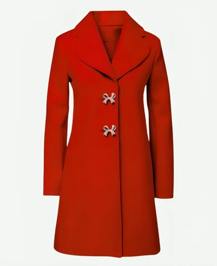 Holiday Touchdown A Chiefs Love Story Alana Higman Hunter King Red Wool Coat