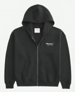 Hollister X Boxy McLaren Graphic Black Zip-Up Hoodie