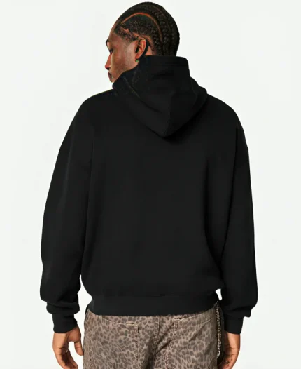 Hollister X Boxy The Rock Graphic Pullover Black Hoodie