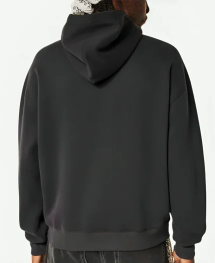Hollister X Boxy Yeet Graphic Pullover Black Hoodie