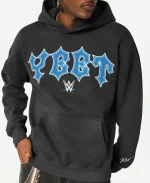 Hollister X Boxy Yeet Graphic Pullover Black Hoodie For Sale