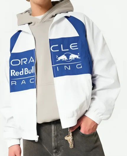 Hollister X Oracle Red Bull Racing Graphic Track Jacket