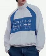 Hollister X Oracle Red Bull Racing Graphic Track White Jacket
