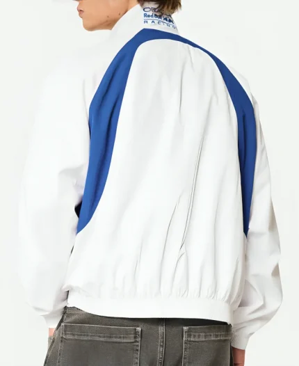 Hollister X Oracle Red Bull Racing Graphic White Track Jacket