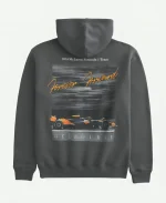 Hollister X Relaxed McLaren Forever Forward Graphic Gray Hoodie