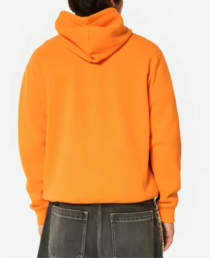 Hollister X Relaxed McLaren Graphic Pullover Orange Hoodie