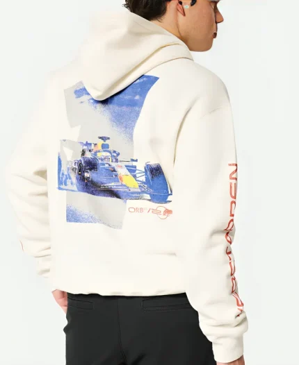 Hollister X Relaxed Oracle Red Bull Racing Pullover Hoodie For Sale