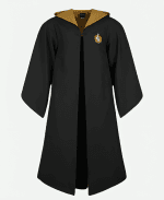 Hufflepuff Black Robe For Unisex