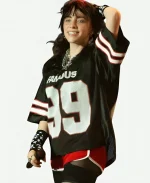 Hungary Festival Billie Eilish Football Black Jersey