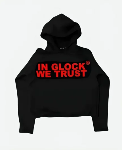 In Glock We Trust Black Pullover Hoodie